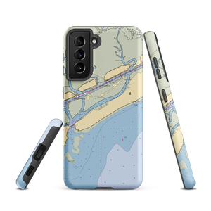 Long Island Yacht Harbor (Sullivans Island, SC) NOAA Chart Samsung Phone Case