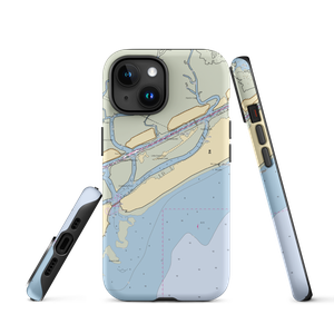 Long Island Yacht Harbor (Sullivans Island, SC) NOAA Chart  Tough iPhone Case