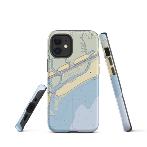 Long Island Yacht Harbor (Sullivans Island, SC) NOAA Chart  Tough iPhone Case