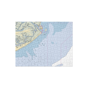 Mariner's Cay Marina (Folly Beach, SC) NOAA Chart Jigsaw Puzzle