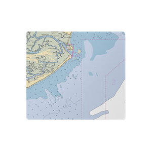 Mariner's Cay Marina (Folly Beach, SC) NOAA Chart  Gaming Mouse Pad