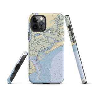 Sunset Cay Marina (Folly Beach, SC) NOAA Chart  Tough iPhone Case