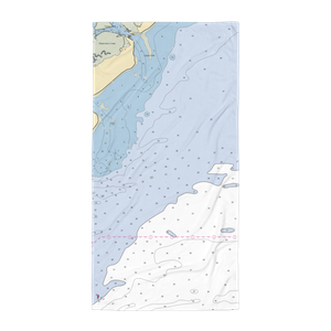 Wild Dunes Yacht Harbor (Isle Of Palms, SC) NOAA Chart Towel
