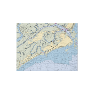 Fripp Island Marina (Saint Helena Island, SC) NOAA Chart Jigsaw Puzzle