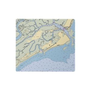 Fripp Island Marina (Saint Helena Island, SC) NOAA Chart  Gaming Mouse Pad