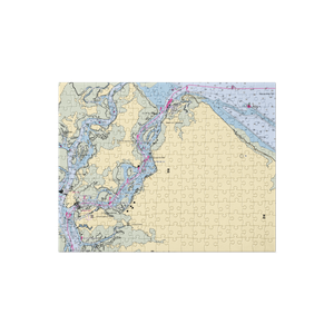 Safe Harbor Skull Creek (Hilton Head Island, SC) NOAA Chart Jigsaw Puzzle