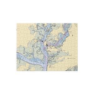 Windmill Harbour Marina (Hilton Head Island, SC) NOAA Chart Jigsaw Puzzle