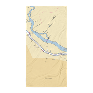 Westin Savannah Harbor (Pooler, GA) NOAA Chart Towel