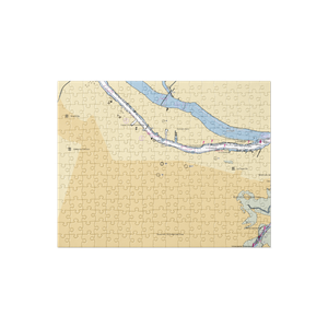 River Street Landing (Pooler, GA) NOAA Chart Jigsaw Puzzle