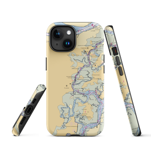 Hinckley Yacht Services - Savannah (Savannah, GA) NOAA Chart  Tough iPhone Case