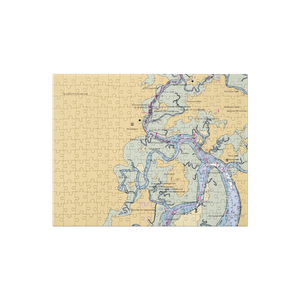 Thunderbolt Marina (Savannah, GA) NOAA Chart Jigsaw Puzzle