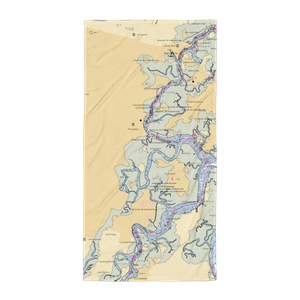 Thunderbolt Marina (Savannah, GA) NOAA Chart Towel