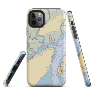 HP Boat Club (Daufuskie Island, SC) NOAA Chart  Tough iPhone Case