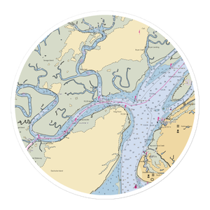 HP Boat Club (Daufuskie Island, SC) NOAA Chart Sticker