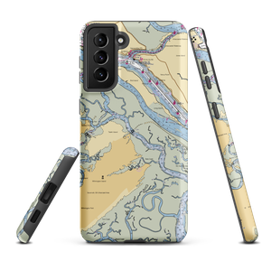 Savannah Boathouse (Savannah, GA) NOAA Chart Samsung Phone Case