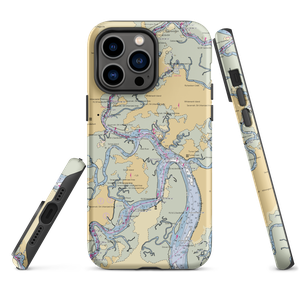 Savannah Yacht Club (Savannah, GA) NOAA Chart  Tough iPhone Case