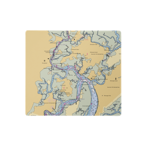 Savannah Yacht Club (Savannah, GA) NOAA Chart  Gaming Mouse Pad