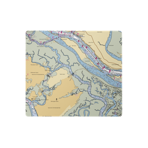 Bull River Marina (Savannah, GA) NOAA Chart  Gaming Mouse Pad