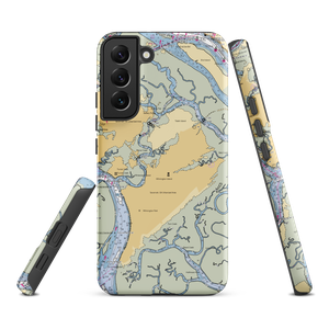 Lee Shore Marina (Savannah, GA) NOAA Chart Samsung Phone Case