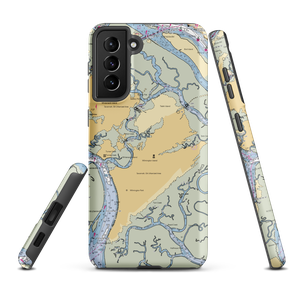 Lee Shore Marina (Savannah, GA) NOAA Chart Samsung Phone Case