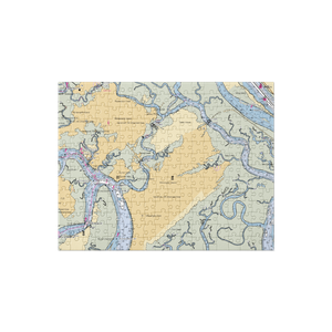 Lee Shore Marina (Savannah, GA) NOAA Chart Jigsaw Puzzle