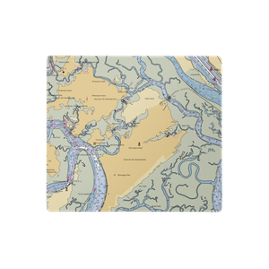 Lee Shore Marina (Savannah, GA) NOAA Chart  Gaming Mouse Pad