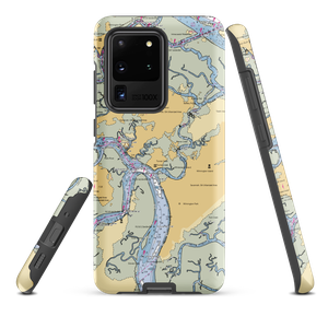 Savannah Marina (Savannah, GA) NOAA Chart Samsung Phone Case