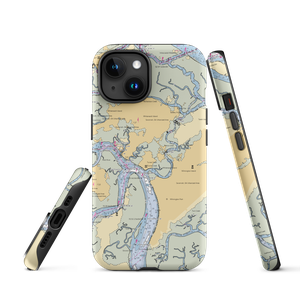 Savannah Marina (Savannah, GA) NOAA Chart  Tough iPhone Case