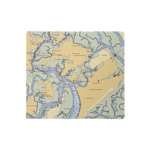 Savannah Marina (Savannah, GA) NOAA Chart  Gaming Mouse Pad