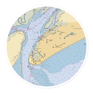 Harbour Town Yacht Basin (Daufuskie Island, SC) NOAA Chart Sticker