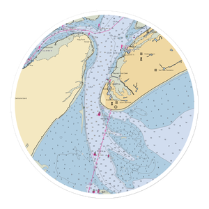 South Beach Marina (Daufuskie Island, SC) NOAA Chart Sticker