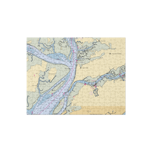 Palmetto Bay Marina (Daufuskie Island, SC) NOAA Chart Jigsaw Puzzle