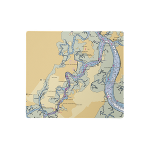 Isle of Hope Marina (Savannah, GA) NOAA Chart  Gaming Mouse Pad