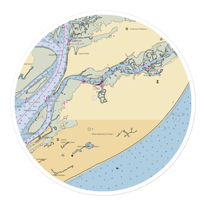 Wexford Harbour Marina (Daufuskie Island, SC) NOAA Chart Sticker