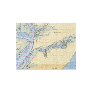 Broad Creek Marina (Hilton Head Island, SC) NOAA Chart Jigsaw Puzzle