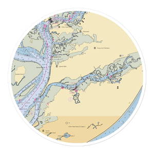 Broad Creek Marina (Hilton Head Island, SC) NOAA Chart Sticker