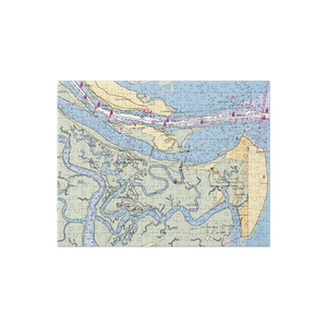 Lazaretto Creek Marina (Tybee Island, GA) NOAA Chart Jigsaw Puzzle