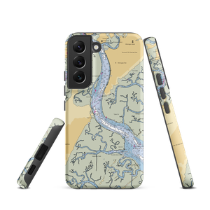 Landings Harbor Marina (Savannah, GA) NOAA Chart Samsung Phone Case