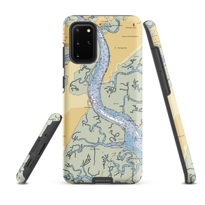 Landings Harbor Marina (Savannah, GA) NOAA Chart Samsung Phone Case