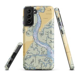 Landings Harbor Marina (Savannah, GA) NOAA Chart Samsung Phone Case