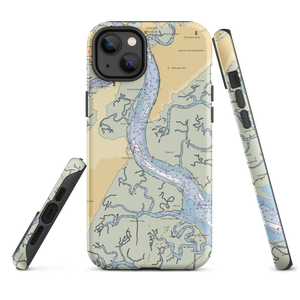 Landings Harbor Marina (Savannah, GA) NOAA Chart  Tough iPhone Case