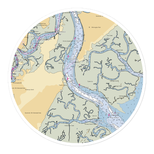 Landings Harbor Marina (Savannah, GA) NOAA Chart Sticker