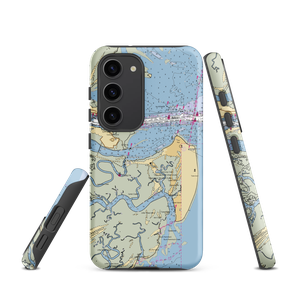 The Original Crab Shack (Tybee Island, GA) NOAA Chart Samsung Phone Case