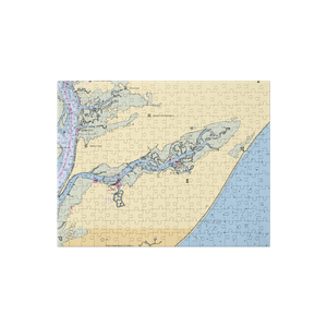 Shelter Cove Marina (Hilton Head Island, SC) NOAA Chart Jigsaw Puzzle