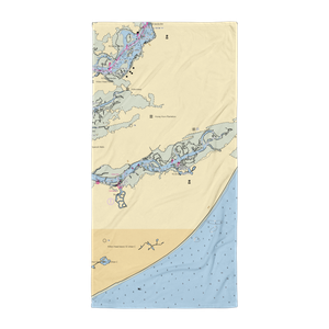 Shelter Cove Marina (Hilton Head Island, SC) NOAA Chart Towel