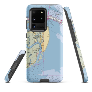 AJ's Dockside Restaurant (Tybee Island, GA) NOAA Chart Samsung Phone Case