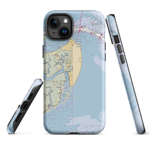 AJ's Dockside Restaurant (Tybee Island, GA) NOAA Chart  Tough iPhone Case