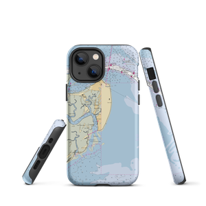 AJ's Dockside Restaurant (Tybee Island, GA) NOAA Chart  Tough iPhone Case