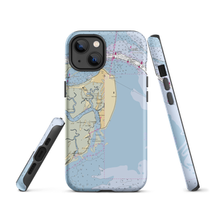 AJ's Dockside Restaurant (Tybee Island, GA) NOAA Chart  Tough iPhone Case