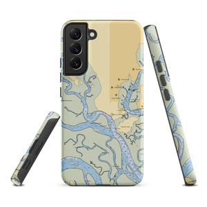 Coffee Bluff Marina (Savannah, GA) NOAA Chart Samsung Phone Case